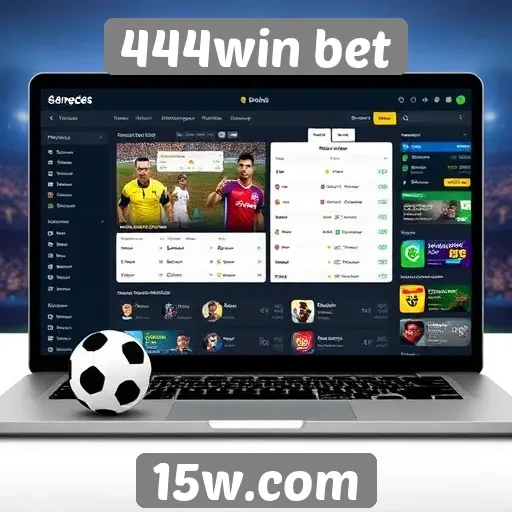 Interface do usuário do 444win bet em detalhes